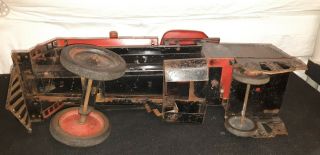 Vintage Pressed Steel Keystone R.  R.  Ride On Train - 6400 7