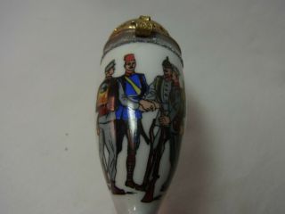 Vintage German Porcelain Pipe Bowl Soldier Ap4