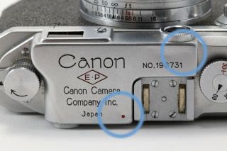 (26) RARE Canon IIF2 RF body w/50/1.  8 lens & cap, 4