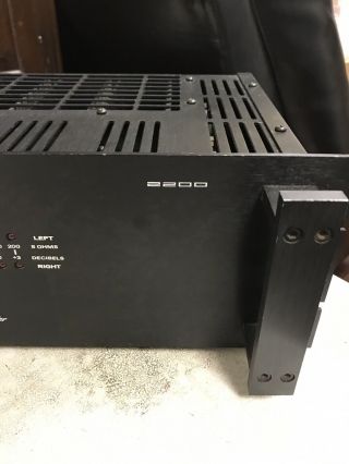 vintage SAE 2200 Solid Stata Stereo Power Amplifier 5