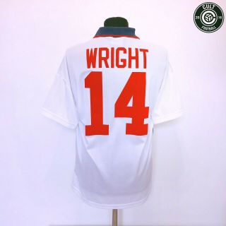 Ian Wright 14 England Vintage Umbro Home Football Shirt 1993/95 (l) Arsenal