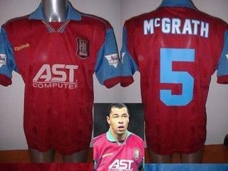 Aston Villa Paul Mcgrath Adult Xl Shirt Jersey Soccer Football Trikot Vintage