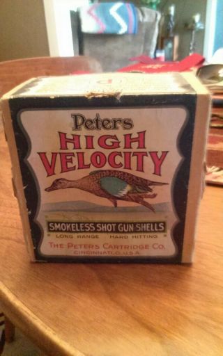 Peters High Velocity Empty 12 Gauge 2 - Piece Shotgun Shell Box