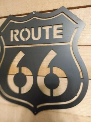 Premium Route 66 Metal Wall Road Sign Handmade vintage america Man Cave retro 3