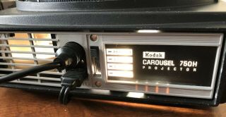 Vintage Kodak 750H Carouse Projector W/Remote & 75 Slides John Deere 2