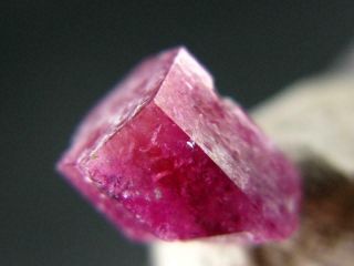 Rare Gem Bixbite Red Beryl Emerald Crystal From Utah - 3.  10 Carats