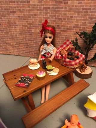 vintage topper dawn dolls Picnic  4