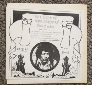 Jimi Hendrix - Lord Of The Strings (rare 2xlp Complete Woodstock Performance)