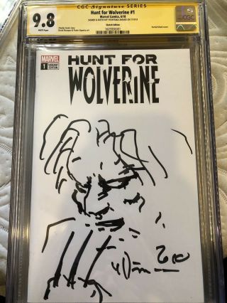 Yoshitaka Amano Cgc 9.  8 Wolverine Sketch Rare Final Fantasy Artist Marvel