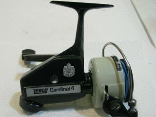 Minty Zebco Cardinal Model 4 High Speed Reel Light Use Product Of Sweden