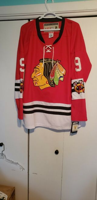 Bobby Hull Chicago Blackhawks Ccm Vintage Hockey Jersey Size 50