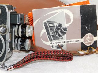 Vtg Swiss Bolex Paillard KERN II Mini Portable 8mm Movie Camera w/ Case 4
