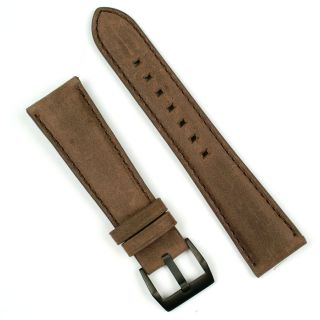 Bomber Leather Watch Band Fits Bell & Ross Vintage Br123/br126 Buckle