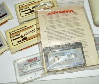 Commodore VIC 20 Computer Cassette Player Video Game Tapes RARE SNAKMAN Software 3