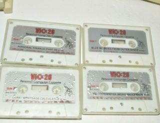 Commodore VIC 20 Computer Cassette Player Video Game Tapes RARE SNAKMAN Software 7