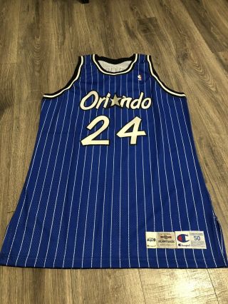 Rare Game Worn Danny Schayes Orlando Magic Jersey Game Nba Blue Pinstripes