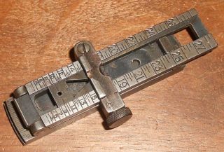 1903 Springfield Rear Sight Assembly Vintage Us Military Rifle Parts