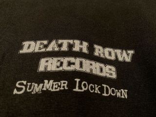 Vtg 90s Death Row Records Murder Was The Case rap hip hop 2 pac dr dre T - shirt 2