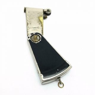 Vintage JMCO IMCO 3400 Klips Black Enamel Scotty Dog Swing Out Purse Lighter 6