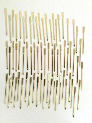 Cocktail Arrows Vintage Hor D ' oeuvres Skewer Gold Tone Appetizer Made In England 3