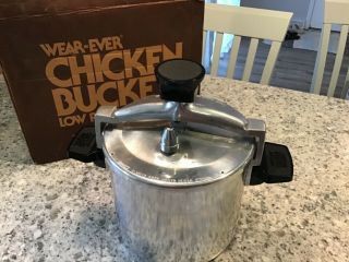 Vintage Wear - Ever Chicken Bucket 6 - Quart Low Pressure Fryer Cooker Box 3