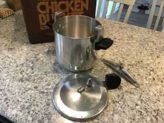 Vintage Wear - Ever Chicken Bucket 6 - Quart Low Pressure Fryer Cooker Box 5