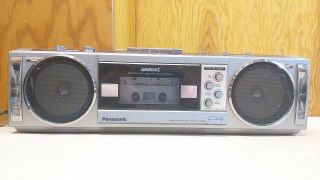 Vintage 80s 90s Panasonic Rx F4 Am Fm Stereo Cassette Boombox Ghetto Blaster