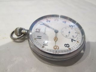 Vintage Pocket Watch Military Helvetia