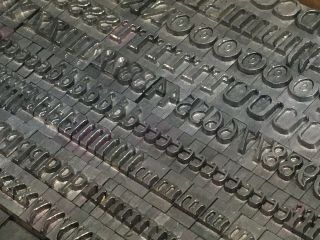 16th Century Caslon Antique 24 Pt - Letterpress Type - Vintage Metal Lead Font