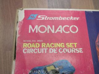 Strombecker Monaco Road Racing Set Model 9925 - 1/32 scale - Vintage 2