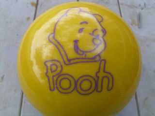 Undrilled Vintage Disney Winnie The Pooh Bowling Ball By Brunswick 16lb.