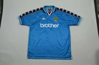 Vtg 90s Kappa Brady Manchester City Futbol Jersey Vintage Football 80s 90s Stree