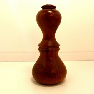 Vintage Mid - Century Dansk IHQ Jens Quistgaard Teak Salt/Pepper Mill Grinder Rare 6