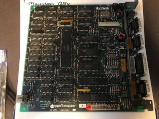 Apple Macintosh 128k Vintage 1984 Logic Board - Display Or Parts