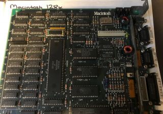 Apple Macintosh 128k Vintage 1984 Logic Board - Display or Parts 3