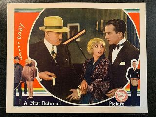 Rare - Naughty Baby 1928 Lobby Card,  Thelma Todd,  Jack Mulhall
