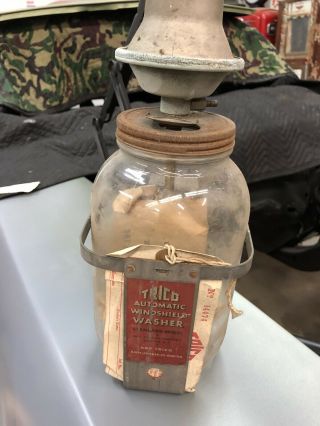 Nos Trico Windshield Washer Jar Wiper Pump Kit,  Rare