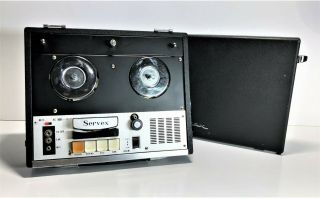 Vintage Servex Reel - To - Reel Portable Tape Recorder Player