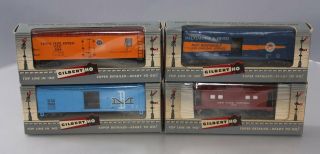 American Flyer Ho Scale Vintage Freight Cars: 516,  33504,  33513 & 33522 [4] Ex