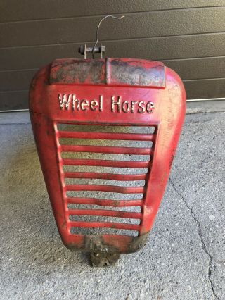 Vintage Wheel Horse Lawn Ranger Tractor Grill & Hood