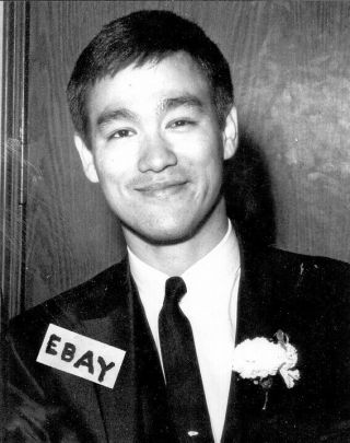 Bruce Lee Actor/martial Artist Vintage Photo Taken At Abc Press Conference