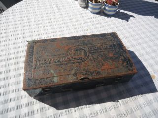 Vintage Car Toyota Metal Toolbox Tool Box Teq
