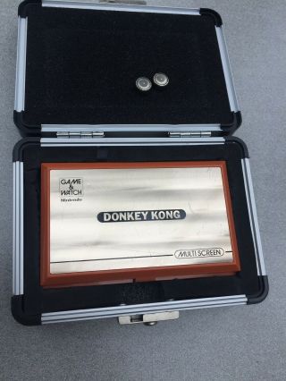 1982 Nintendo Game & Watch Vintage Donkey Kong Multi Screen Dk - 52 Handheld