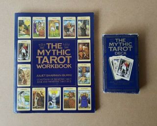 Vintage The Mythic Tarot Deck Cards,  Workbook Juliet Sharman - Burke Liz Greene