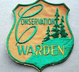 Vintage Rare Conservation Warden Patch - Canada???
