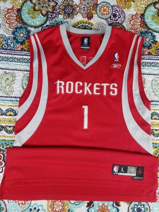 Tracy Mcgrady Houston Rockets Reebok Swingman Basketball Jersey Sz L,  2 Vintage