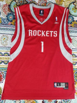 Tracy McGrady Houston Rockets Reebok Swingman Basketball Jersey Sz L,  2 Vintage 2