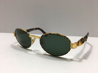 Vintage Gianfranco Ferre Gff 250/s Hb6 Gold Made In Italy Sunglasses