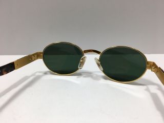 VINTAGE GIANFRANCO FERRE GFF 250/S HB6 GOLD MADE IN ITALY SUNGLASSES 3