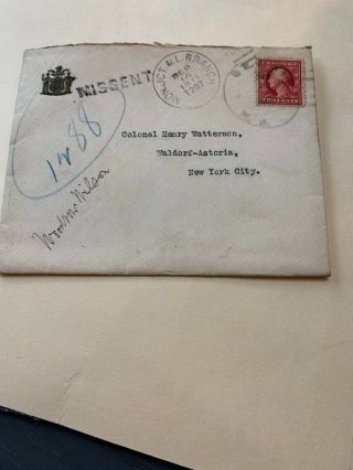 RARE - President Woodrow Wilson Personal Letter Autograph 3